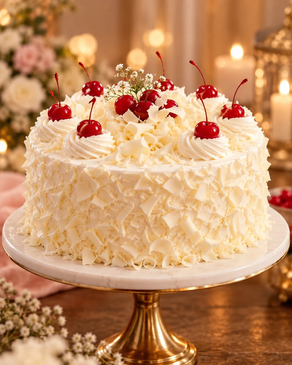 White Forest Cake